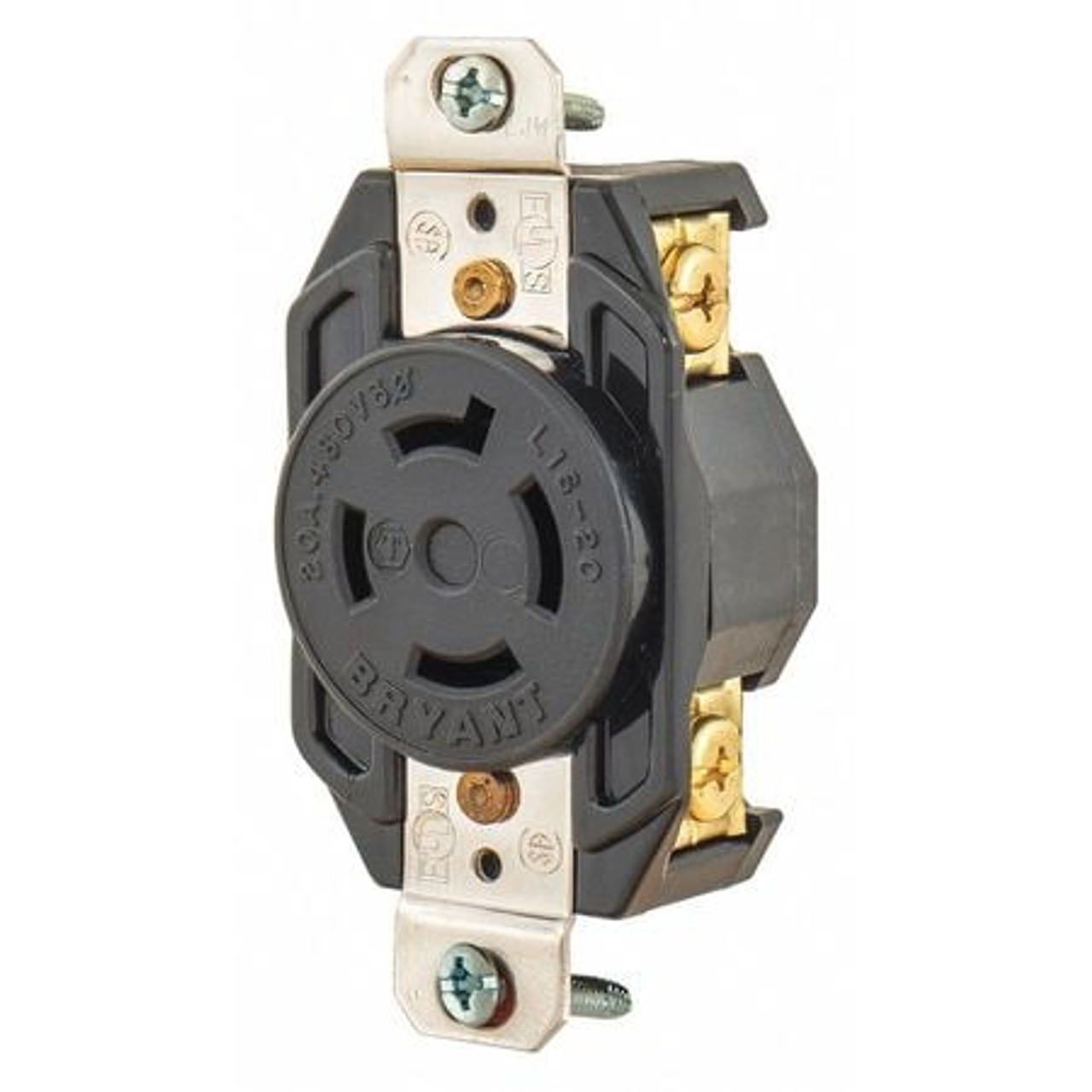 BRYANT 71620FR TWIST LOCK RECEPTACLES; RECEPTACLE/PART 