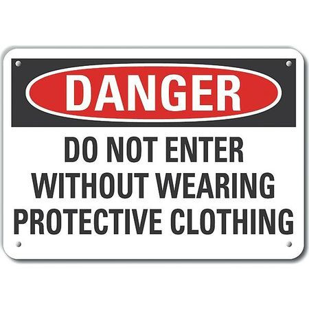 LYLE LCU4-0632-NP_14X10 DECAL DANGER DO NOT ENTER PLASTIC 14X10 