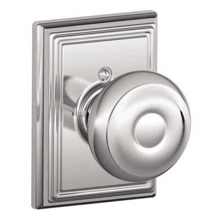 SCHLAGE F170 GEO 625 ADD SINGLE DUMMY, GEORGIAN KNOB, ADDISON ROS