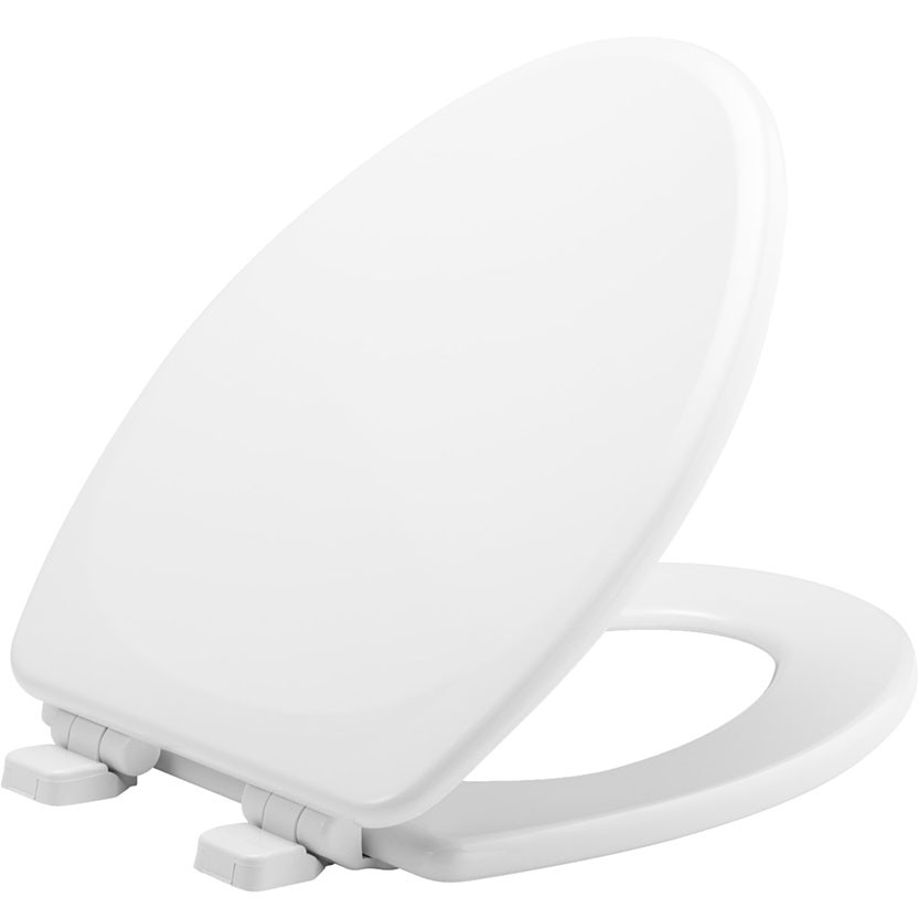 BEMIS MFG 143SLOW-000 SEAT TOILET ENMLWD ELONGTD WHT