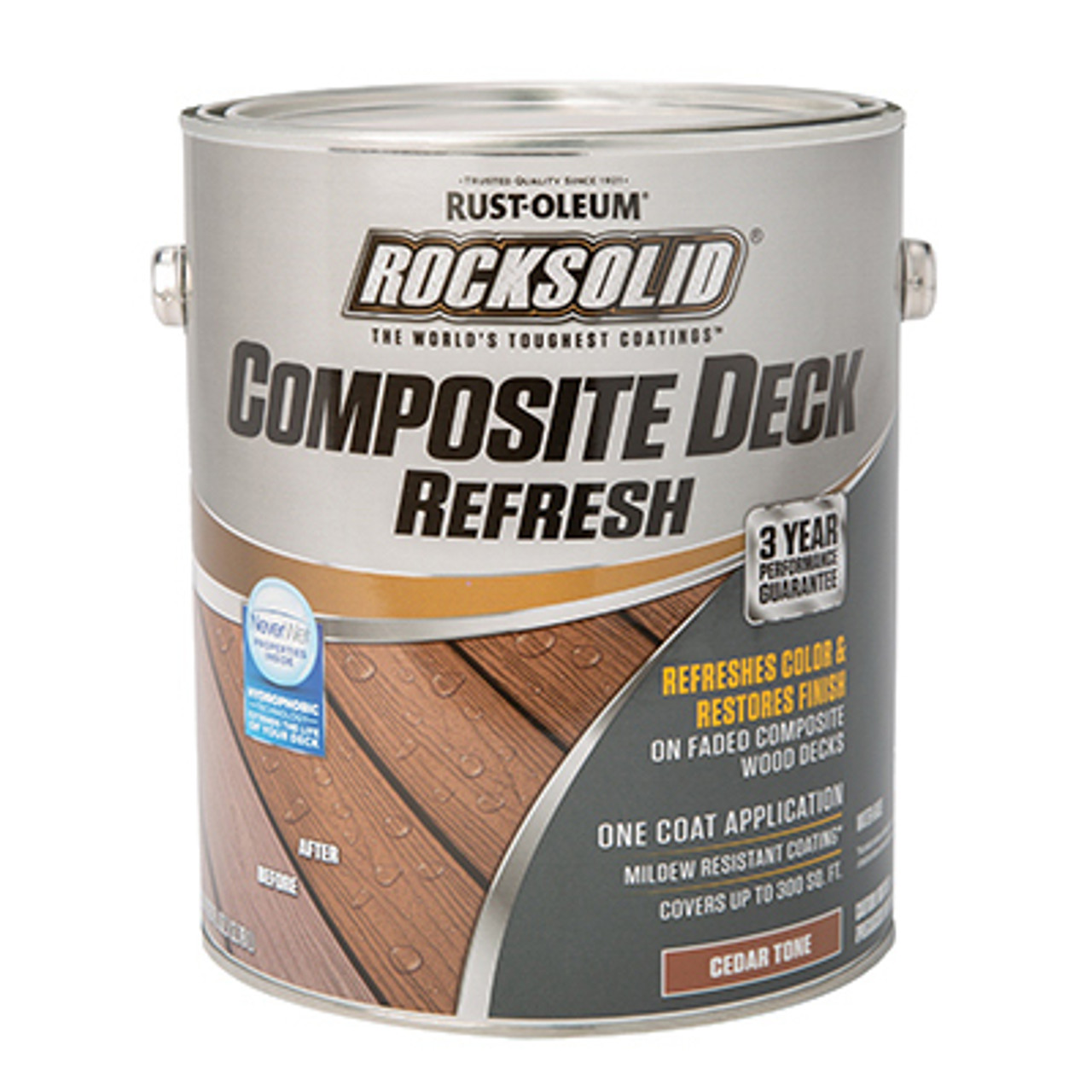 RUST-OLEUM 350058 ROCKSOLID COMPOSITE DECK REFRESH, CEDAR,