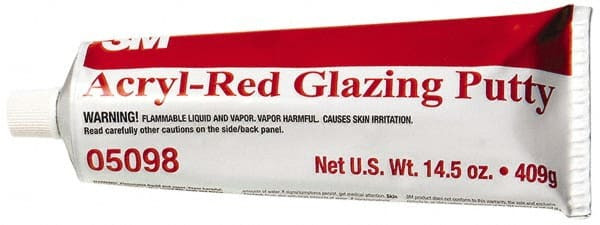3M 7000045481 14.5 OZ TUBE RED ACRYLIC & LATEX PUTTY