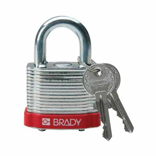 BRADY SPC ABSORBENTS 99500 BRADY LOCK STEEL .75"KD RED