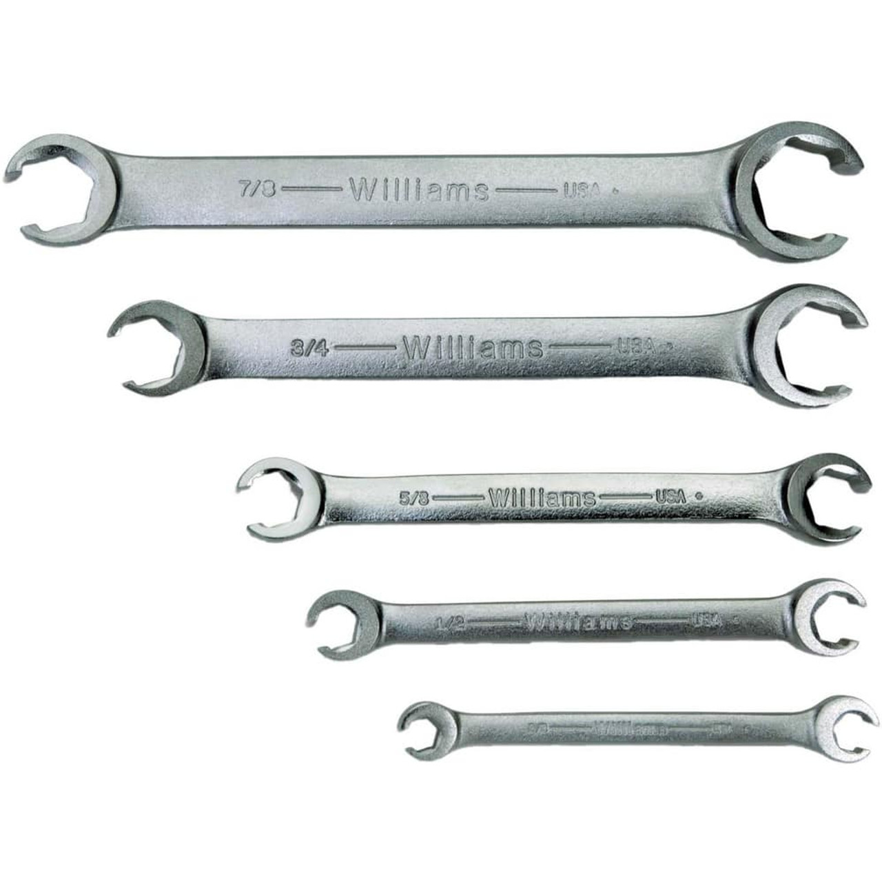 WILLIAMS JHWWS-14 FLARE NUT WRENCH SET 5PC