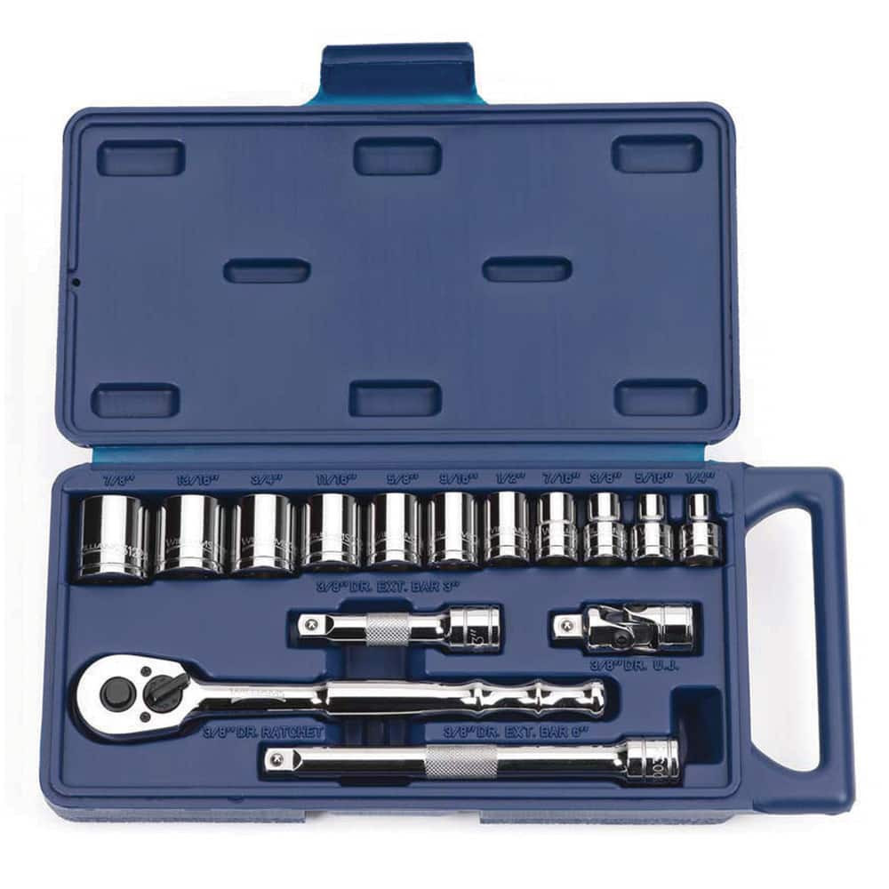 WILLIAMS JHW50673 15PC 3/8DR 12PT COMPACT SET