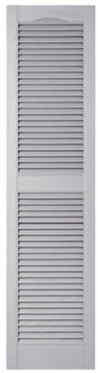 BORAL BUILDING PRODUCTS 010140060030 15 X 60-IN. PAINTABLE LOUVERED SHUTTERS,