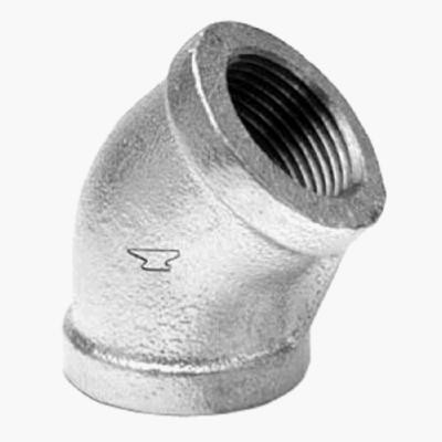 ANVIL 8700126504 1/4-IN. GALVANIZED 45-DEGREE ELBOW