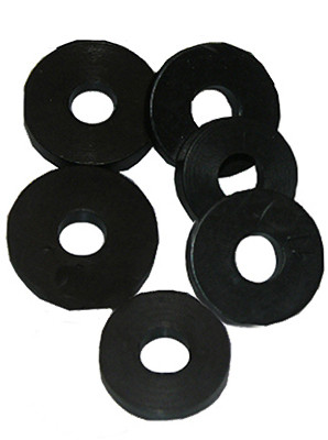LARSEN SUPPLY CO., INC. 02-1113 FAUCET WASHER, LARGE FLAT, 3/8-IN., 6-PK
