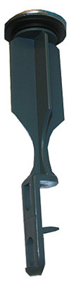LARSEN SUPPLY CO., INC. 0-3041 POP UP STOPPER, CHROME/PLASTIC
