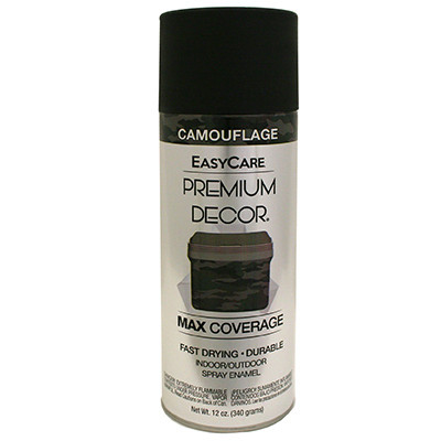 TRUE VALUE MFG COMPANY PDS184-AER PREMIUM DECOR SPRAY PAINT, CAMOUFLAGE FL