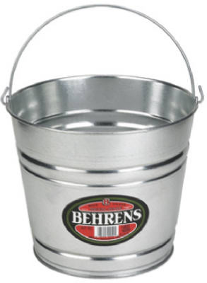 BEHRENS 1208GS GALVANIZED STEEL WATER PAIL, 8-QT.