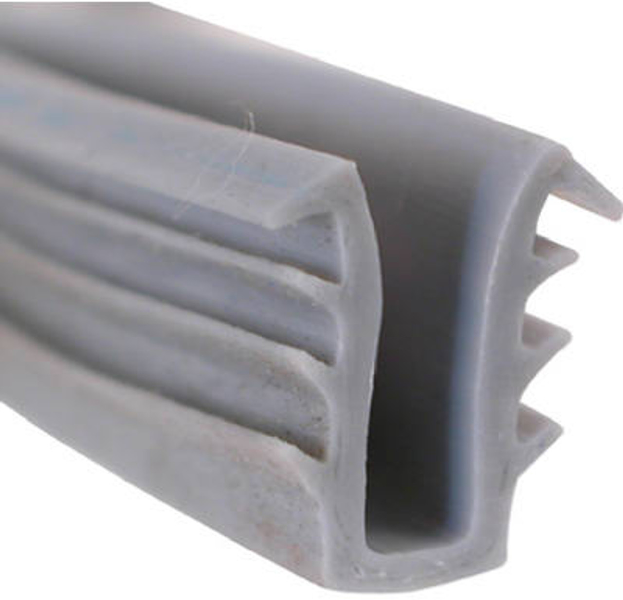 PRIME LINE PRODUCTS P 7738 GLAZING CHANNEL, GRAY VINYL, 1/4, 5/32 -