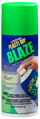 PLASTI DIP INTL 11224-6 PERFORMIX PLASTI DIP GREEN BLAZE RUBBER 
