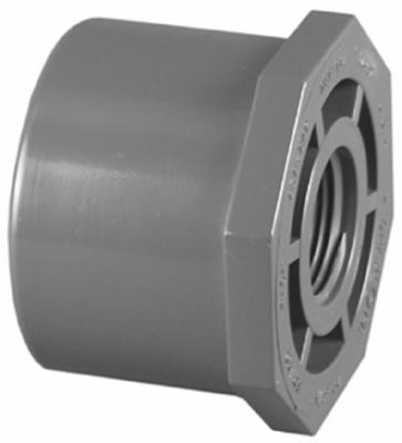CHARLOTTE PIPE & FOUNDR PVC 08108  2200HA SCHEDULE 80 PVC SPIGOT X FPT REDUCER BUS