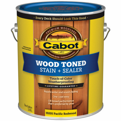 CABOT 19205-07 WOOD TONED DECK & SIDING STAIN, PACIFIC 