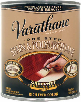 RUST-OLEUM 225248H QT. CABERNET WOOD STAIN & POLYURETHANE