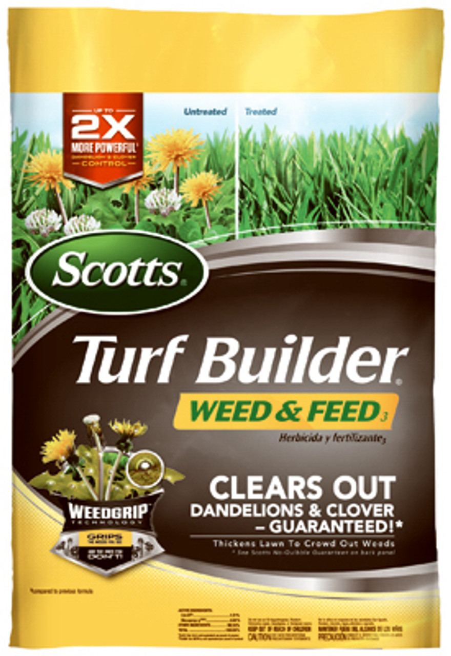 THE SCOTTS MIRACLE-GRO 25006A TURF BUILDER WEED & FEED FERTILIZER, COV
