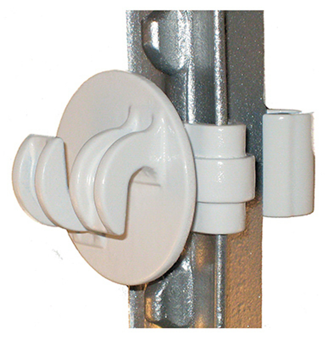 DARE PRODUCTS STPX-25 ELECTRIC FENCE INSULATOR, T-POST, WHITE,