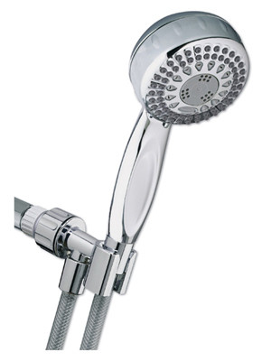 WATER PIK TRS553E POWERSPRAY SHOWERHEAD, HANDHELD, 5 SETTI
