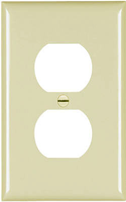 PASS & SEYMOUR TPJ8ICC70 IVORY DUPLEX NYLON WALL PLATE