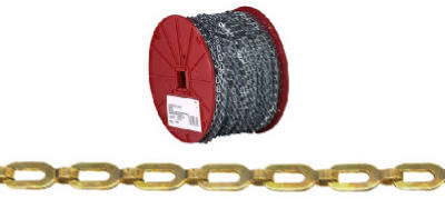 APEX TOOL GROUP T0723817N 1/0 BRASS SAFETY CHAIN, 250-FT.