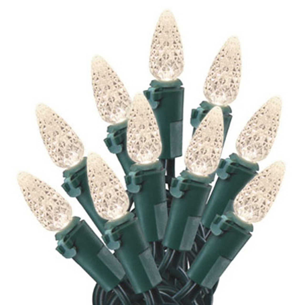 INLITEN LLC-IMPORT 47696-88A HOLIDAY LIGHT SET, C3 LED, WARM WHITE, 7