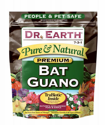 DR EARTH 726 BAT GUANO ORGANIC FERTILIZER, 10-3-1, 1.