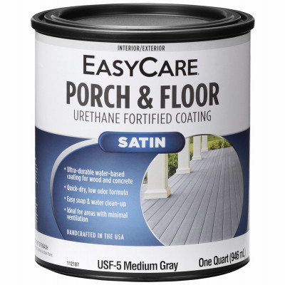 TRUE VALUE MFG COMPANY USF5-QT INTERIOR/EXTERIOR SATIN PORCH & FLOOR CO