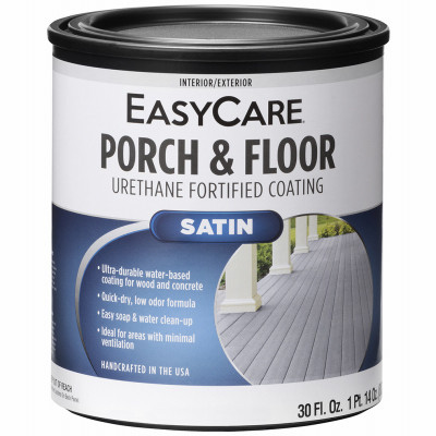 TRUE VALUE MFG COMPANY USF10-QT PORCH & FLOOR ACRYLIC COATING, DARK GRAY