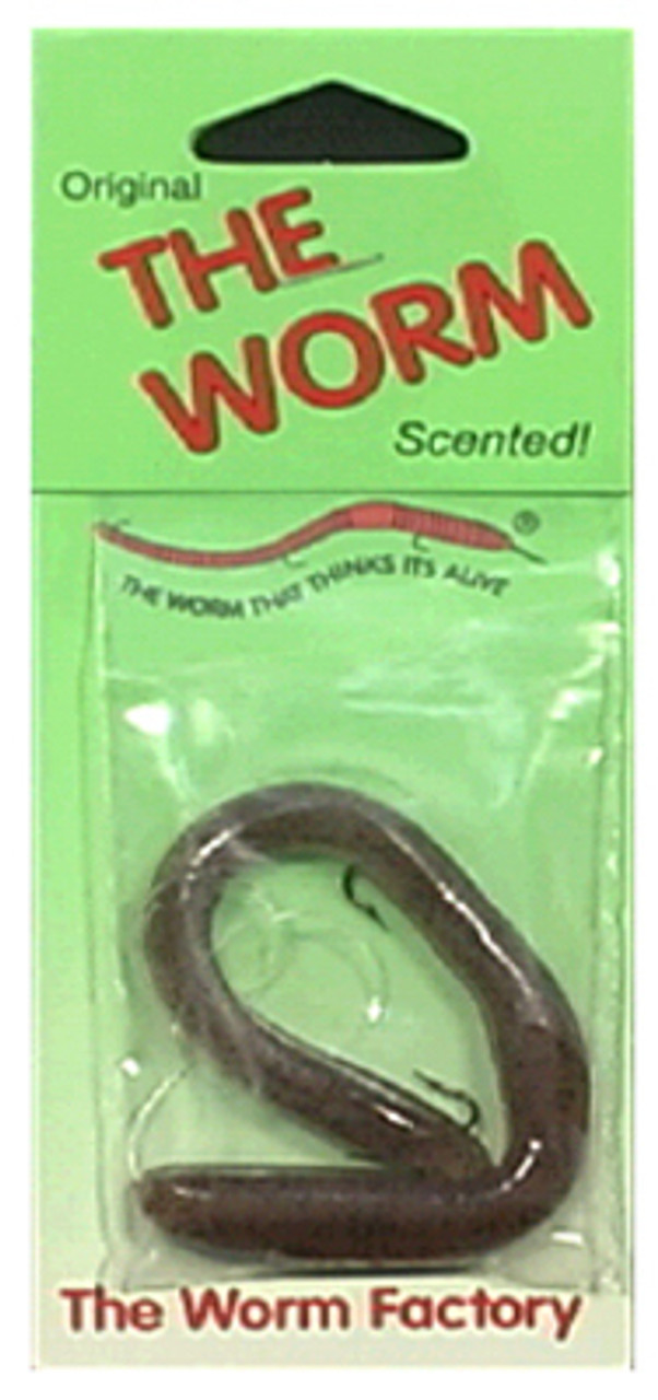 BIG ROCK SPORTS LLC 6REG-121 FISHING LURE, PUMPKIN SEED WORM, 6-IN.