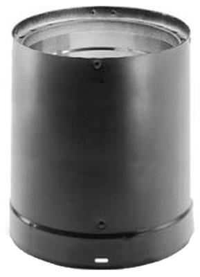 HI-TECH DURAVENT 6DVL-24 DVL WOOD-STOVE PIPE, BLACK DOUBLE-WALL S