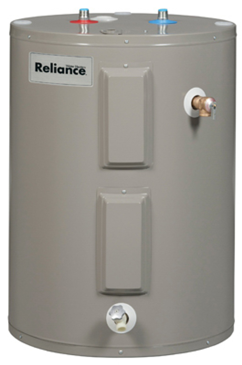 RELIANCE WATER HEATER CO 6-40-EOLBS 110 LOW BOY WATER HEATER, ELECTRIC WITH BLAN