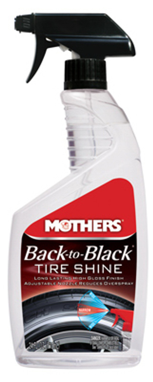 MOTHERS POLISH 06924 BACK TO BLACK TIRE CLEANER, 24-OZ. MOTHERS POLISH 06924 BACK TO BLACK TIRE CLEANER, 24-OZ.