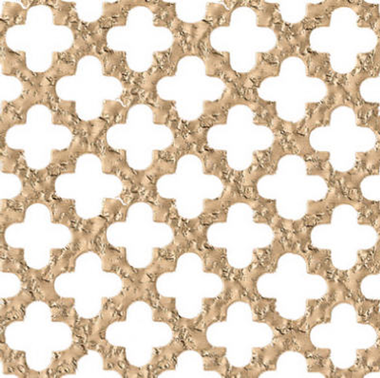 STEELWORKS BOLTMASTER 11264 ALUMINUM SHEET, DECORATIVE GOLD CLOVERLE