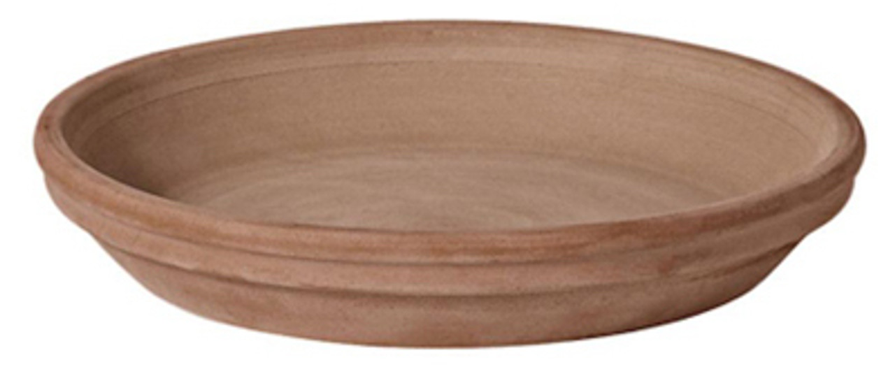 DEROMA 8715CPZ TERRA COTTA CLAY SAUCER, MOKA CHOCOLATE 