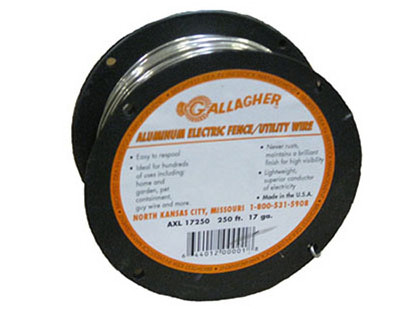 GALLAGHER NORTH AMERICA AXL17250 WIRE FENCE, 17-GA. ALUMINUM, 250-FT.