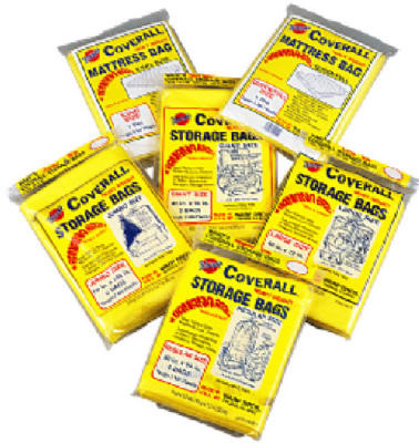 WARP BROTHERS CB-70 MATTRESS STORAGE BAG, QUEEN-FULL, CLEAR 