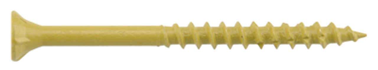 HILLMAN GROUP 42590 WOOD & DECK SCREWS, STAR DRIVE, TAN, #8 