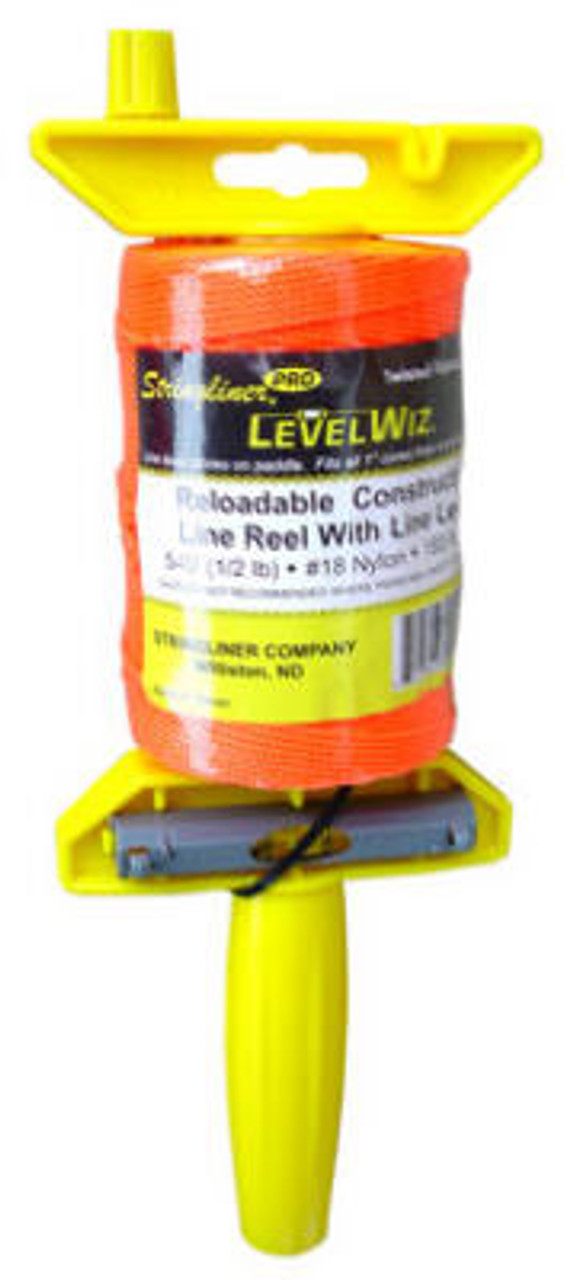 U.S. TAPE 24406 PRO LEVEL WIZ CONSTRUCTION LINE REEL WIT