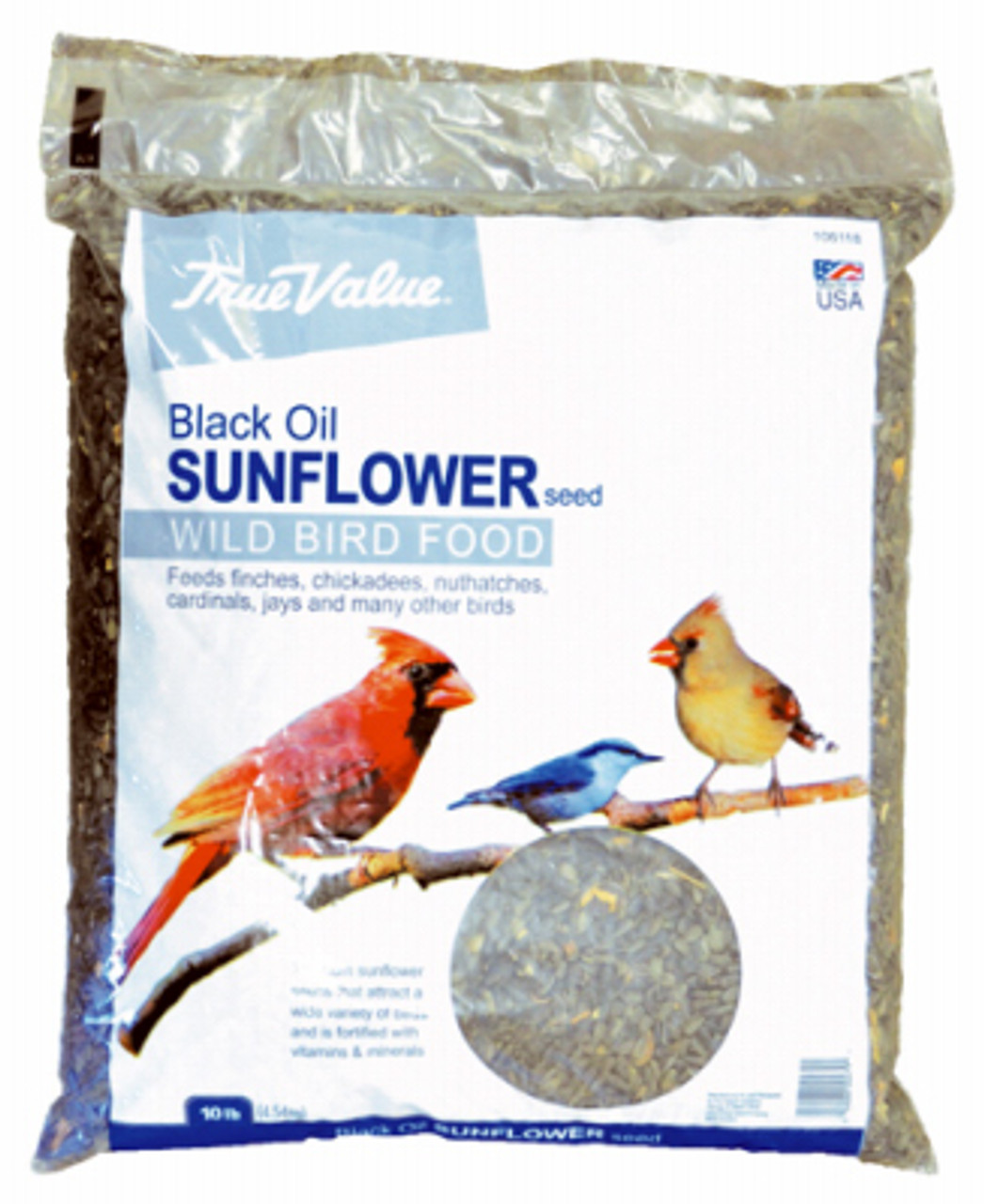 JRK SEED B115910 BLACK SUNFLOWER BIRD SEED, 10-LB.