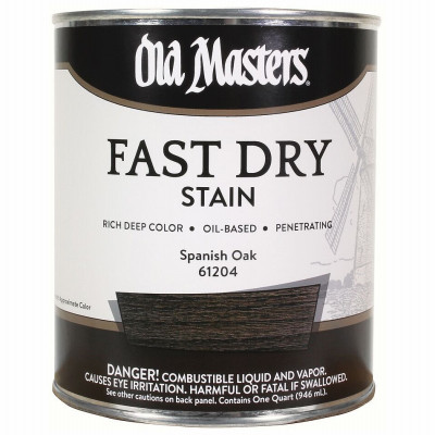 OLD MASTERS 61204 STAIN OB FAST DRY SPANISH OAK 