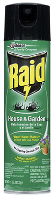 SC JOHNSON 76410 HOUSE & GARDEN INSECT KILLER, 11-OZ.  AE