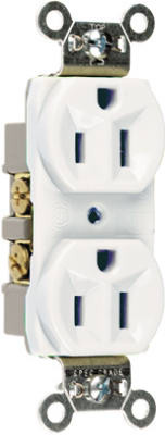 PASS & SEYMOUR CRB5262WCC12 15A HEAVY-DUTY DUPLEX OUTLET