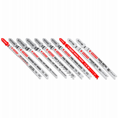 FREUD DJT10S T-SHANK JIGSAW BLADE SET, ASSORTED METAL