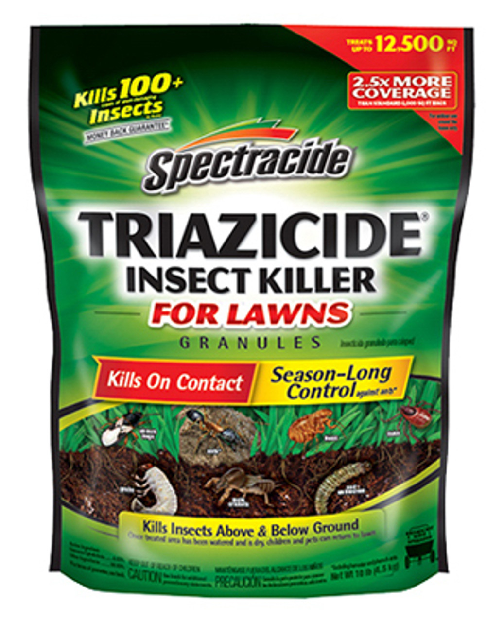 SPECTRUM GROUP 53944 TRIAZICIDE INSECT KILLER FOR LAWNS GRANU