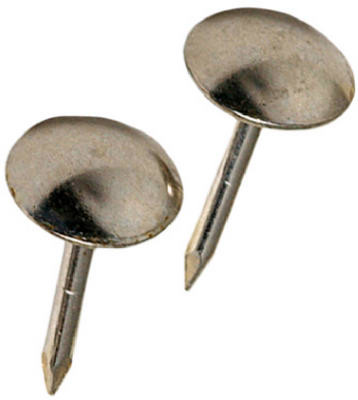 HILLMAN GROUP 122687 UPHOLSTERY NAILS, ROUNDHEAD, NICKEL, SMA