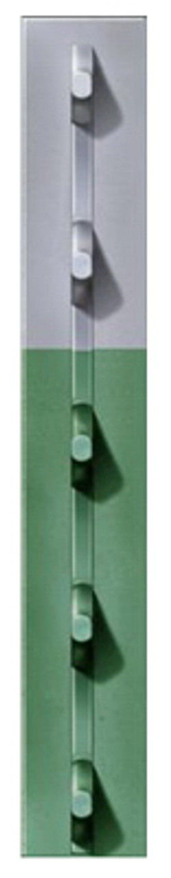 CHICAGO HEIGHTS STEEL FRPT12500066G4N STUDDED T-POST, 6-1/2-FT. X 1-1/4-IN. GR