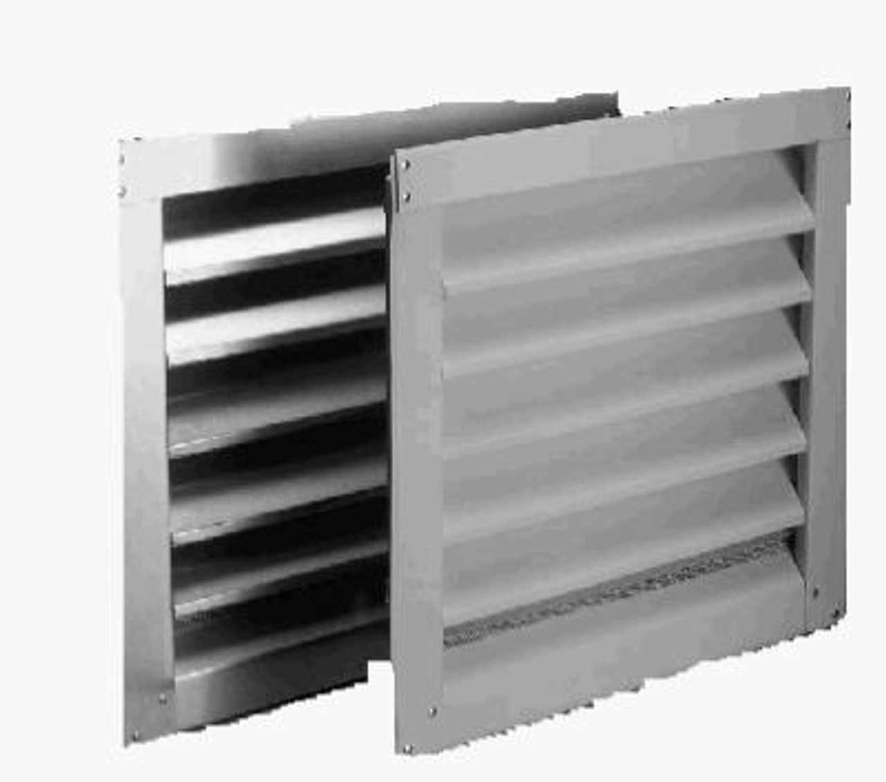 AIR VENT 81237 ALUMINUM GABLE LOUVER VENT, WHITE, 18 X 