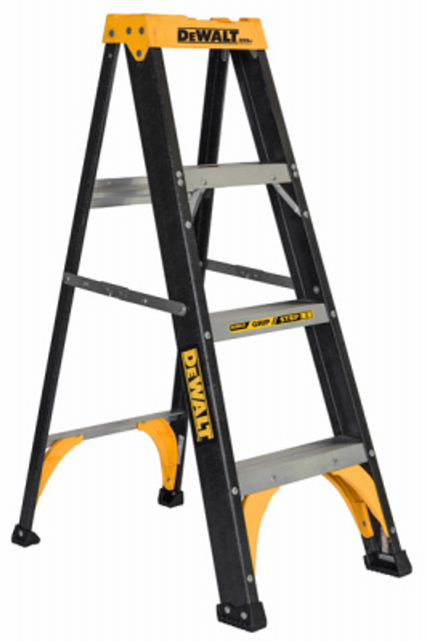 LOUISVILLE LADDER DXL3210-04 STEP LADDER, TYPE II, FIBERGLASS, 4-FT.
