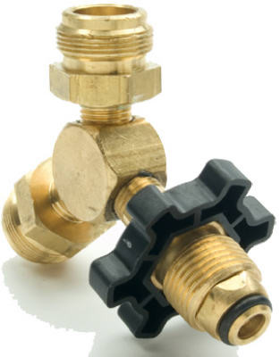 MR. HEATER F271715 PROPANE "Y" MALE CYLINDER ADAPTER WITH H